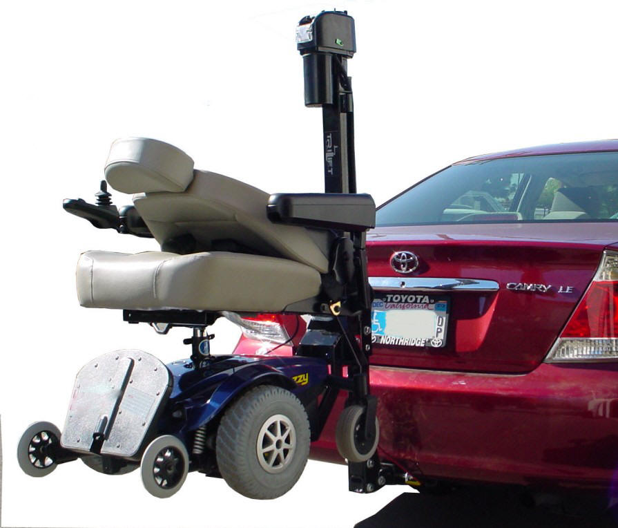 outside carrier class 3 trailer hitch wheelchair scooter lift