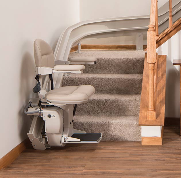 curved stairlift in Phoenix az bruno stairchair