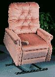 For the petite person 52 or smaller. Features full power lift/recline, standard side pocket and head rest/arm covers. 1500 is small 1450 is smaller . Heat-Massage & Chaise pad options available. 3 Way Recline option available on 1500 Flexible reading lamp available as add on option.