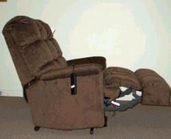 Standard with Okin Super Quiet Motor! Also available as power recliner only! Heat & Vibration options available! Flexible reading lamp available as option.