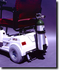 Electric Scooter Oxygen Bottle Attachment