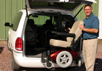 Ranger All Season has lifts for a wide variety of electric scooters, power chairs, and wheelchairs.  Our powered lifts fit vans, suvs, or cars.