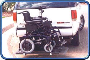 raise and lowers your scooter from rear bumper on car